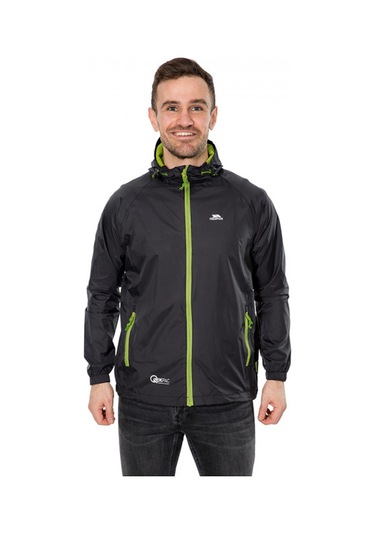 Trespass Trespass Qikpac Jacket - Unisex Packaway Unisex Siyah Yağmurluk Blk Siyah