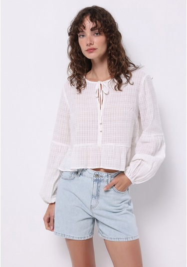 Colins Regular Fit Kadın Beyaz Gömlek Cl1074623 Q1.v1 Ofw Beyaz Colins Regular Fit Kadın Beyaz Gömlek Cl1074623 Q1.v1 Ofw Beyaz