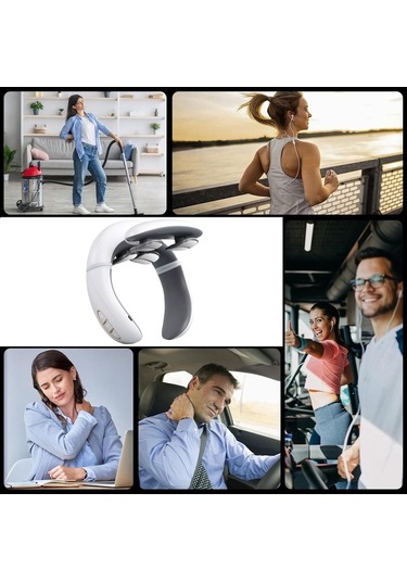 Wondernest Servikal Masaj Ve Şarj Edilebilir Aleti, Rahatlatıcı Boyun Aleti, Dy Beyaz