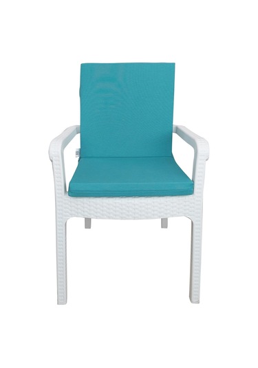 Mirzade 4 Adet Elit Yüksek Arkalı Minder Duck Bezi-su Yeşili 001