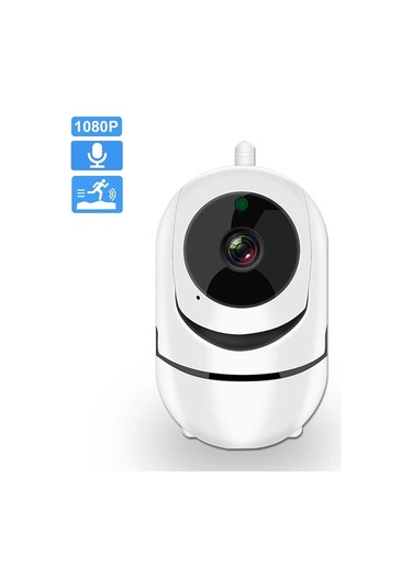 Monyee Ev İçin 1080p Hd Wifi Güvenlik Kamerası - 360 Panoramik Takip, İki Yönlü Ses, İki Yönlü Görüntü, Entegre Led Işık Kaynağı, Kablosuz Bağlantı, Yerel Ve Bulut Depolama Desteği