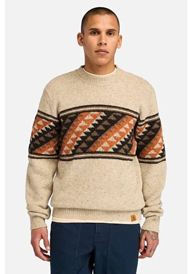 Farisle Crew Neck Sweater Çok Renkli