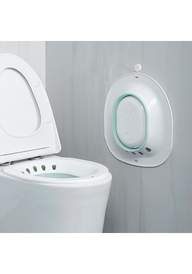 Suntek Magideal Sitz Banyo Yıkama Kalça Lavabo Katlanır Yeşilflusher