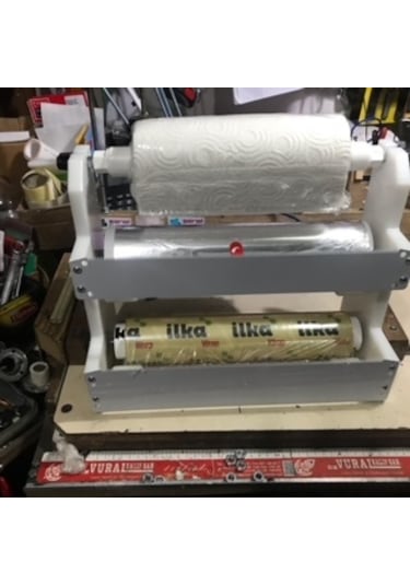 3'lü Mutfak Streç -folyo- Havlu Aparatı