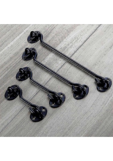 Kanca Ve Göz Mandalı Ahır Kapısı Mandalı, 2 Adet Hediye Paslanmaz