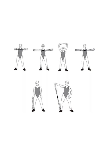 Pilates İpi Jimnastik Lastiği Egzersiz Bant Yoga Pilates Lastik