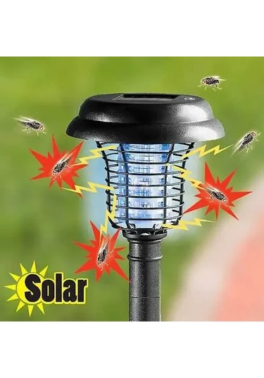 Güneş Sivrisinek Katili Lamba Ev Bahçe Su Geçirmez Sivrisinek