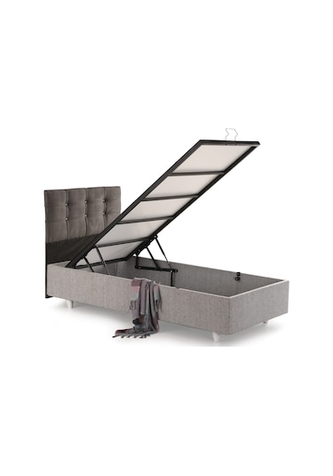 Tek Kişilik Yatak Baza Plus Comfort Paket Başlık Dahil Değildir. 100x200