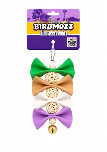 Birdmozz Premium Fiyonklu Toplu Kuş Oyuncağı
