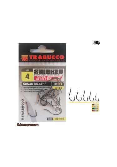 Trabucco Shinken Hooks Big Surf Iğne (491739282)