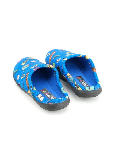 Gezer 15893 Erkek Çocuk Kışlık Rahat Taban Ev Halı Terliği Saks