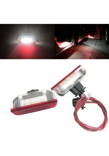 Dinosaurs Adet Araba Led Kapı Uyarı Işığı Hoş Geldiniz Projektör Golf 6 7 Jetta Mk5 Mk6 Passat B6 B7 Cc Tıguan Scirocco