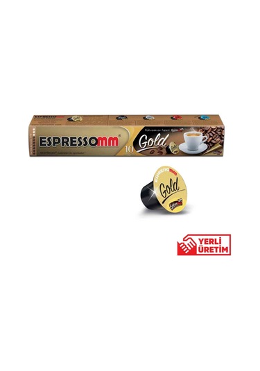Espressomm Nespresso Uyumlu Gold Kapsül Kahve 50 Adet