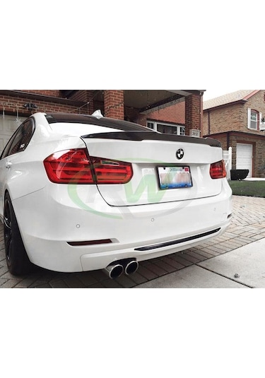 Bmw F30 Spoiler Bagaj Üstü F80 M4 Yarasa Tip Parlak Siyah Parlak Siyah - Piano Black