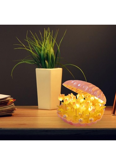 Suntek Lambası Dıy Malzemesi, Nightlight Dekorasyon Süs Başucu Pembe Çok Renkli