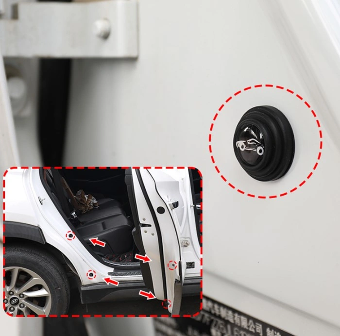 Araba Kapı Ses Ve Darbe Emici Pad 10 Adet Siyah 4490