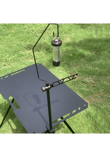 Homyl Seyahat Bahçe Yürüyüş Için Asılı Işık Tutucu 36cm Siyah