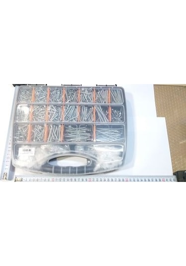 1960 Adet Sunta Vidası Dübel Pul Seti Çantalı Bölmeli 3675 Gr