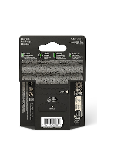 Gp Recyko Pro 800 Mah Aaa İnce Nimh Şarjlı Pil 1.2 Volt 6'lı Kart