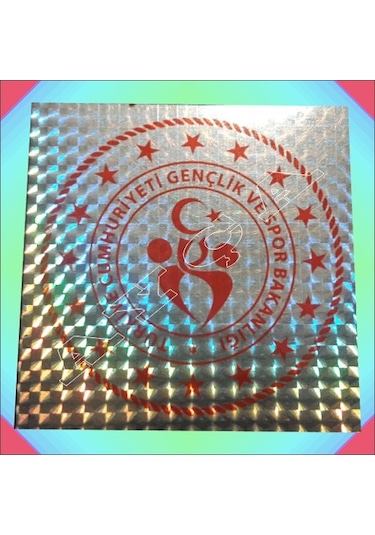 Gençlik ve Spor Bakanliği Araç Stikiri Jan Janli Çok Renkli