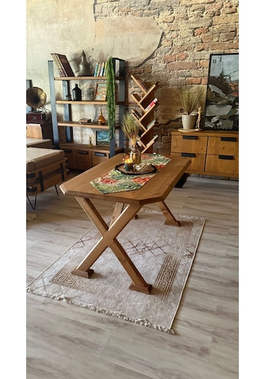 Ntconcept Arden Doğal Ahşap Masif Yemek Masası 85x150