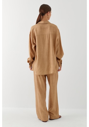Gömlek Pantolon Takım Camel Camel