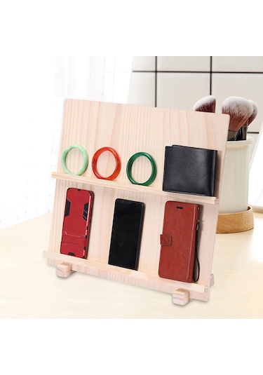 Suntek Magideal Tabanlı Küpe Ekran Standı Taşınabilir Kart 2 katman