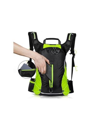 YS-040A 16L Bisiklet Outdoor Tırmanma Yürüyüş Spor Çantası Siyah