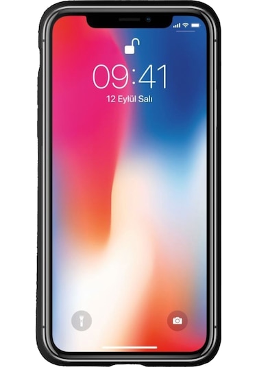 iPhone XS Max iFace Yüzük Tutuculu Arka Kapak Halka-Siyah