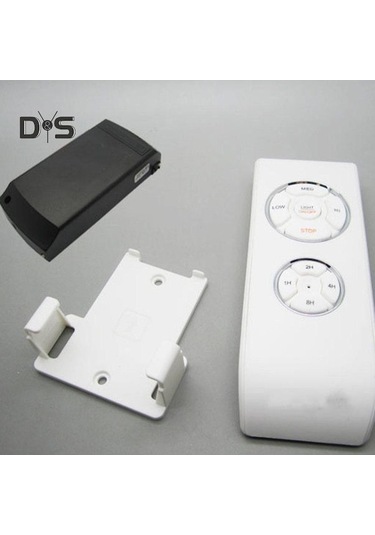 Ranyeek Tavan Fanı Işıklı Kumanda Seti: Kablosuz Alıcı + Kumanda, 4 Zamanlama Seçeneği, 3 Rüzgar Hızı, 85-265v İngilizce