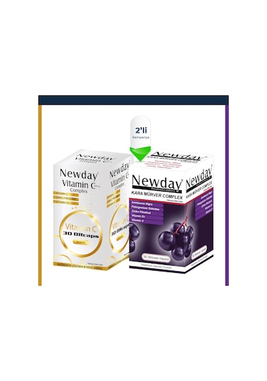 Newday Vitamin C Complex Tablet Newday Kara Mürver Complex