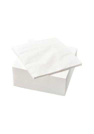 IKEA Fantastisk 100 Adet Peçete 40x40 cm - Beyaz