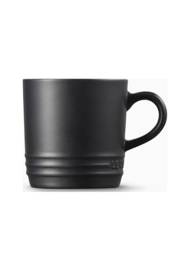 Le Creuset Seramik Cappuccino Kupası Lüks Ve Zarif Kupalar Mat Siyah 4