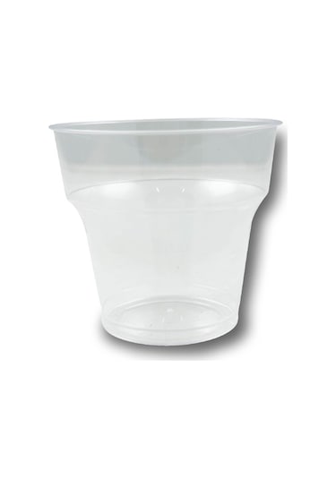 Şeffaf Kristal Mika Ekstra Sert Plastik Bardak 180 Cc -1.kalite. Şeffaf