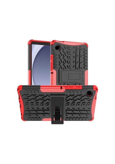 Samsung Galaxy Uyumlu Tab A9 Lastik Dokusu Tpu + Pc Tablet Kılıfı