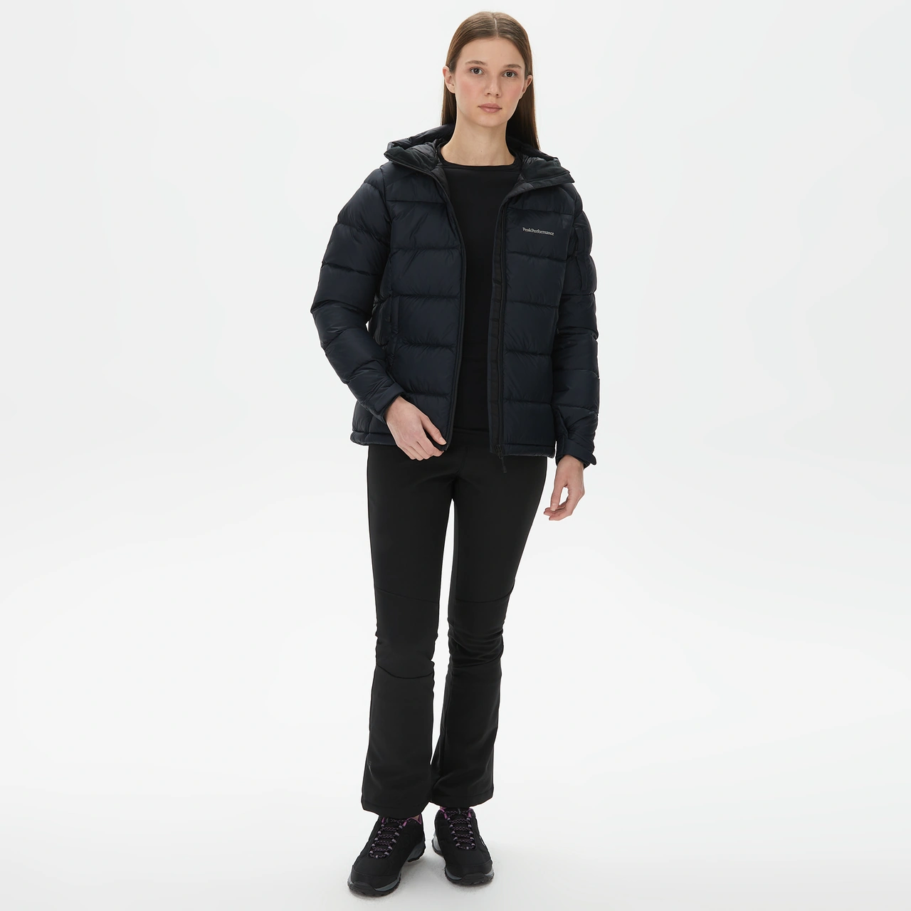 Peak Performance Frost Down Kadın Siyah Outdoor Mont Düz G79632030 Siyah