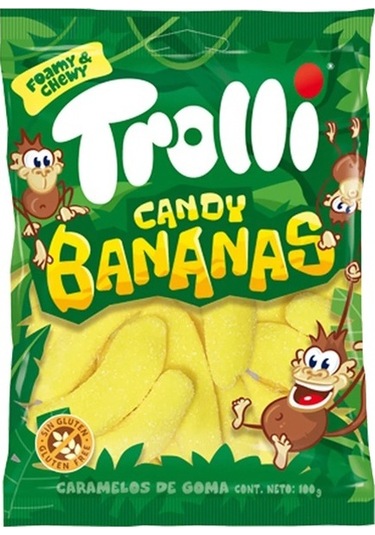 Trolli Candy Bananas Şekerleme 100 G