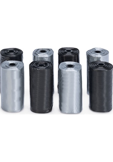 Beeztees Köpek Dışkı Toplama Poşeti, Siyah Gri, 8x20adet