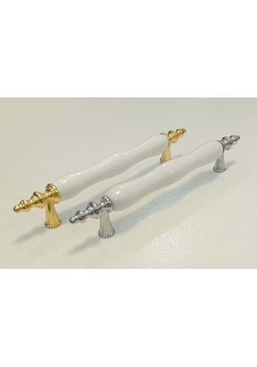 Porselen Boğumlu Kulp Altın İğne Ayak 128 Mm