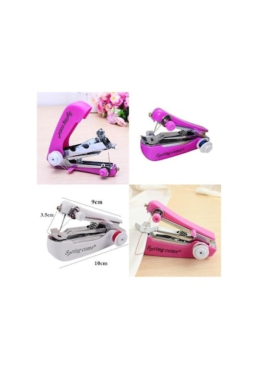 Ollevra Seyehat Ve Ev Tipi El Dikiş Dikme Makinası Spring Come Mini Kolay