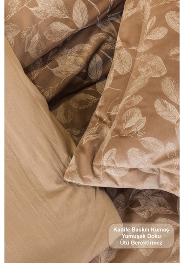 Elart Stella Comfort Uyku Seti Yatak Örtüsü Çift Kişilik 3 Parça 220x240 Cm Bej Bej