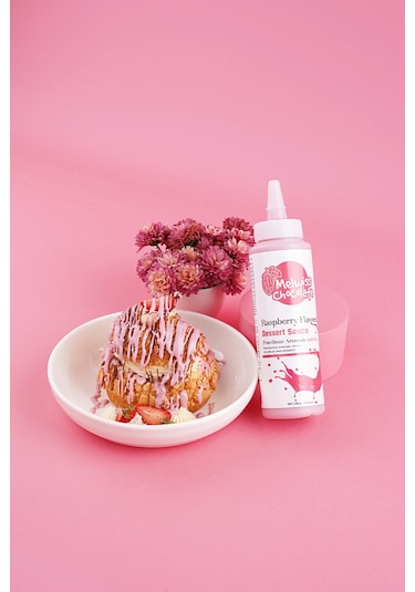 Melwiss Chocolate Frambuaz Aromalı Çikolata Sosu - Waffle Pankek Sosu 330 G