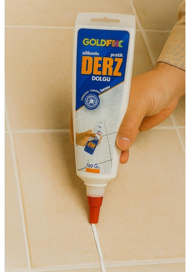 Silikonlu Hazır Derz Dolgu Tüp Beyaz 380 Gr 1