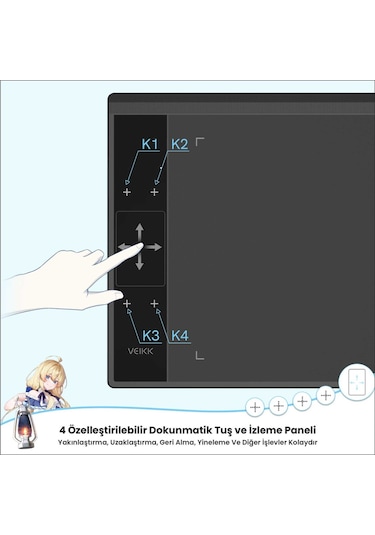 Veikk A30 10 x 6" Grafik Tablet