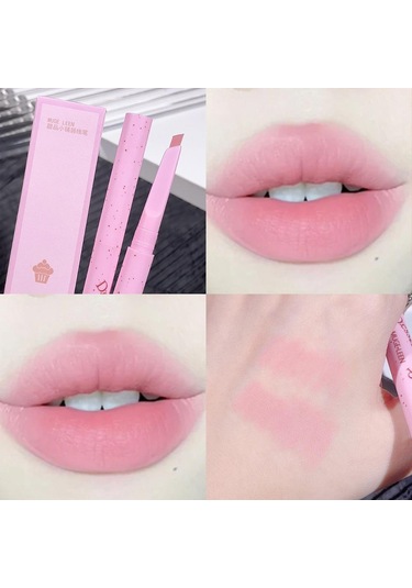 Süt Mat Pürüzsüz 3D Dudak Kalemi 01