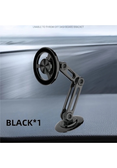 Boatshop1 Sıcak Satış Araba Cep Telefonu Tutucu Güçlü Manyetik 360 Dönen Siyah Taban Yapıştırıcı Halka Demir Levha