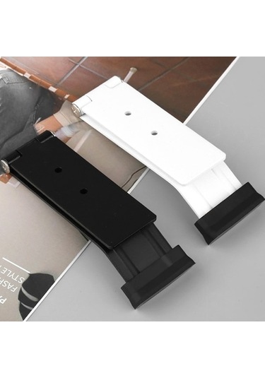 Rogfer Manyetik Kapı Stoper Pedalı Açma Ve Kapama Kapı Yakalama Kapının Altı İçin Siyah