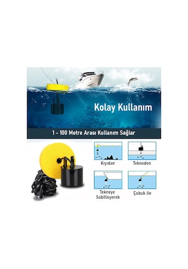 Valkyrie Taşınabilir Balık Bulucu 0,7-100m Derinlik Sonar