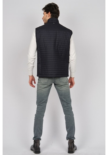 Daynax Erkek Içi Kürklü Cep Detaylı Yelek 492913 Lacivert Lacivert