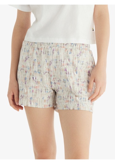 Blackspade Kadın Şort 60556 - Desenli Desenli